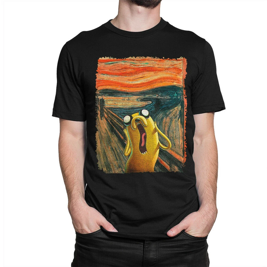 Adventure Time футболка Джейк крик Тройник мужская женская всех размеров для
