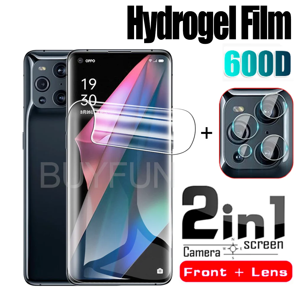 

Экран + стекло камеры для Oppo Find X3 Pro гидрогель пленка Экран Защитная пленка для Oppo Find X3 Pro FindX3 Pro 5G CPH2173