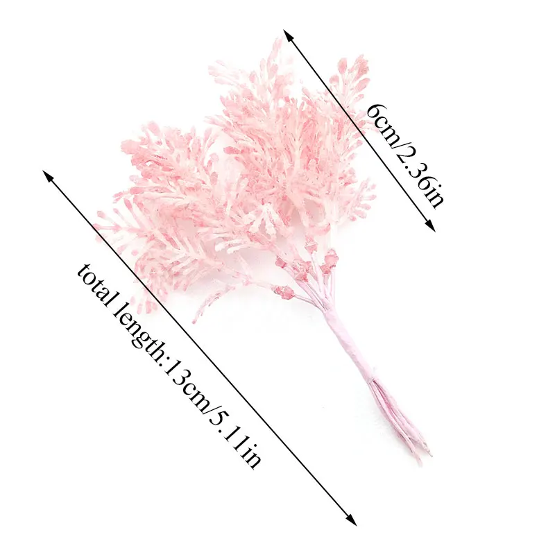 

Colorful Pine Grass Artificial Flowers for Wedding Home Decoration DIY Craft Christmas Decor Wreath Gifts Fake Plants