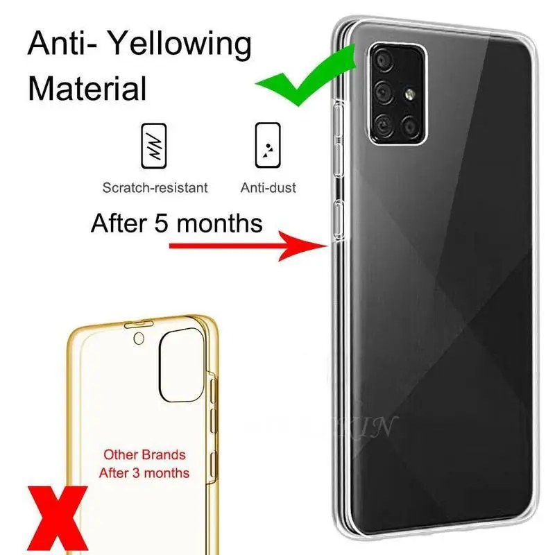 Полноразмерный чехол 360 для Samsung M51 A31 A72 A01 Core A21S M21 A51 A71 A10S A20E армированный Galaxy A32 A52