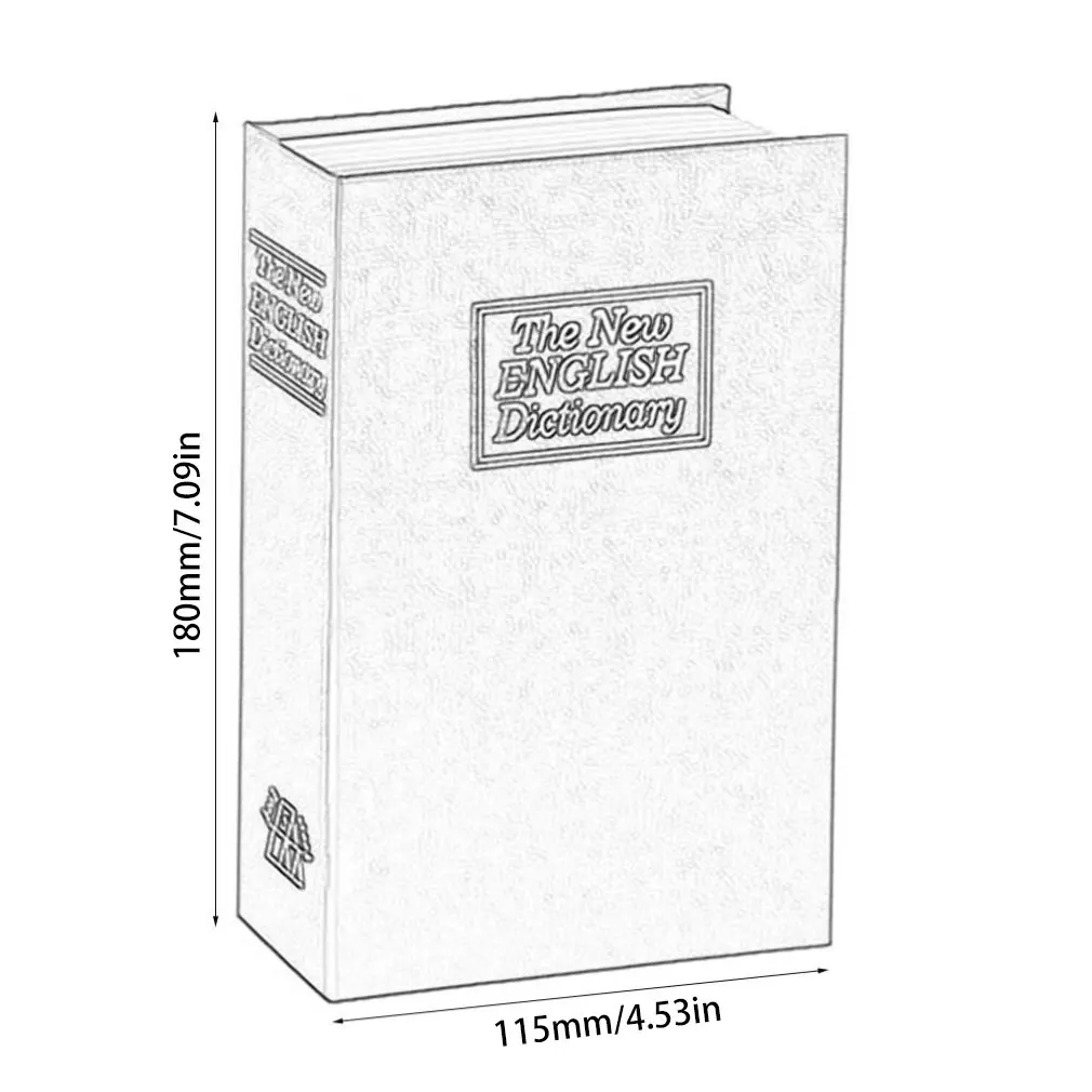 

Creative Change Box Dictionary Book Insurance Box European Creative Simulation Book Safe Mini Storage Tank