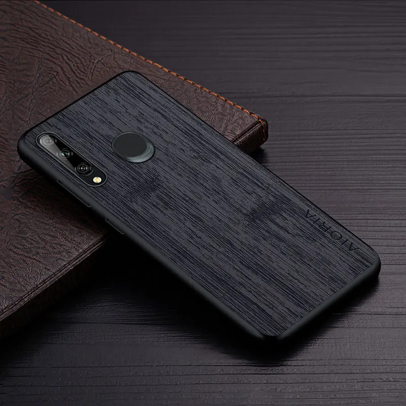 case for huawei p30 pro lite funda bamboo wood pattern leather phone cover luxury coque for huawei p30 pro case capa free global shipping