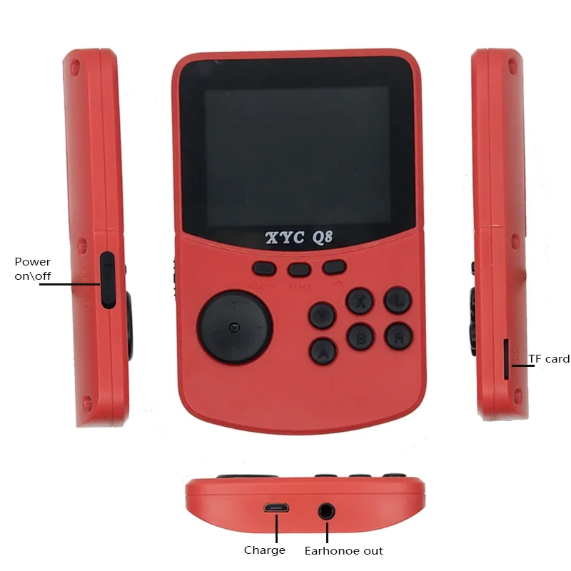 Handheld Retro Game Console for NES\MAME\MD\GBA\SFC Open Source Arcade Progress Save/Load 512M\64G TF card External Player | Электроника