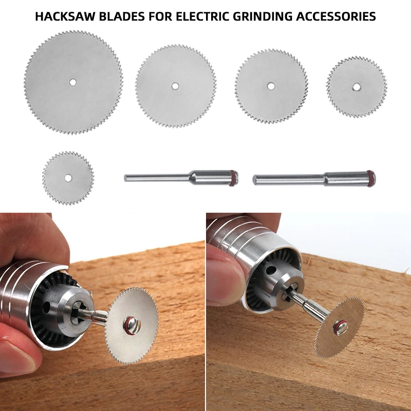 

Диск для циркулярной пилы Dremel, диск из нержавеющей стали с хвостовиком 16/18/ 22/25/32 мм, шлифовальные аксессуары, 6 шт./компл.