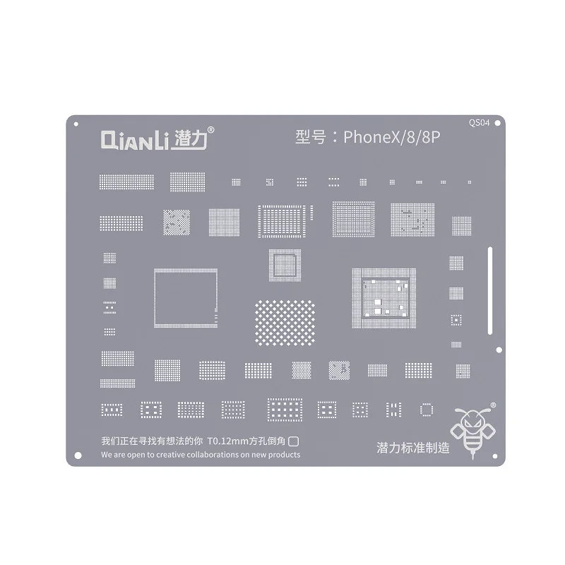 

QianLi Bumblebee Reballing Stencils For iPhone A11 CPU 8G/8Plus /X