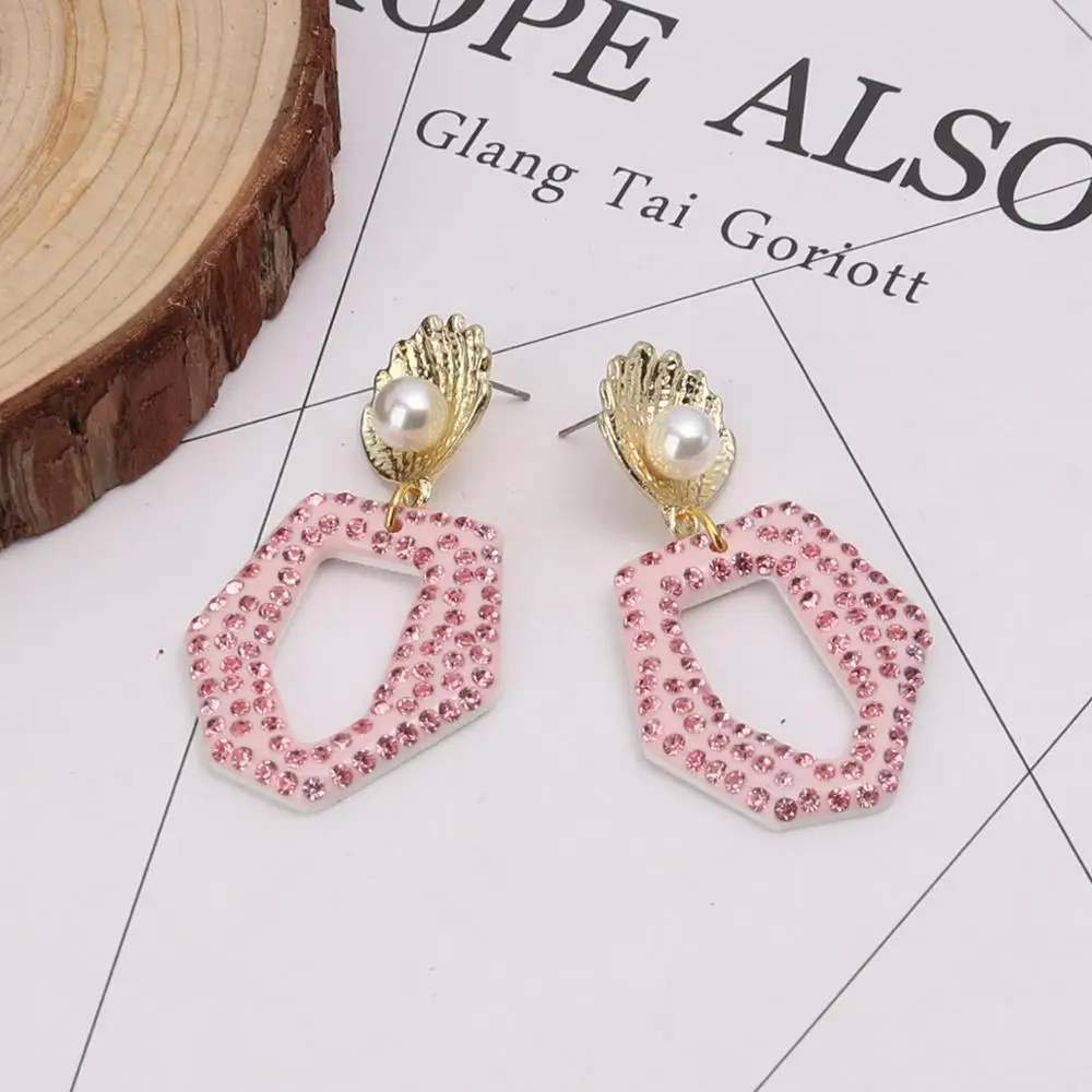 DoreenBeads полые инкрустированные белые акриловые имитация жемчуга смола патчи