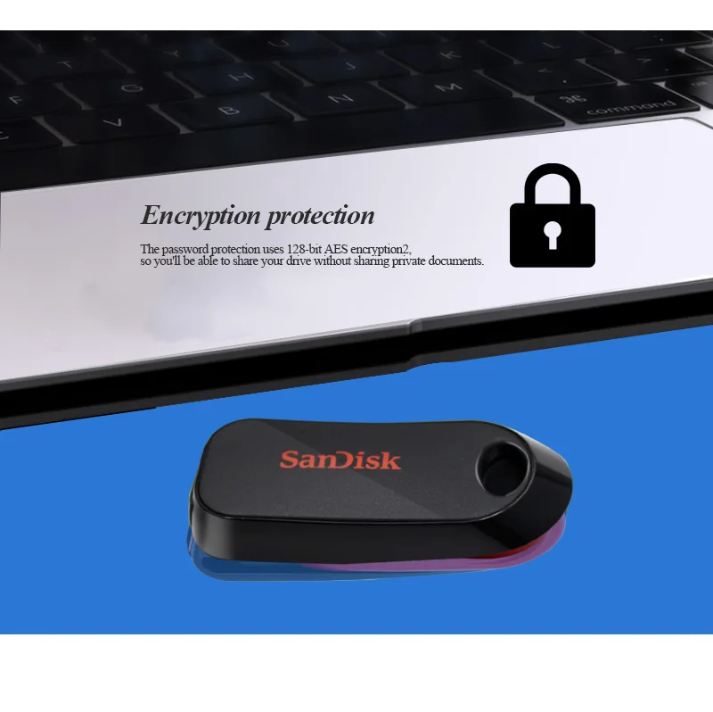SanDisk CZ62 USB флеш-накопитель 16 Гб 128 бит AES шифрование ручка-накопитель Флешка флеш-диск USB 2,0 карта памяти usb диск USB флеш-накопитель
