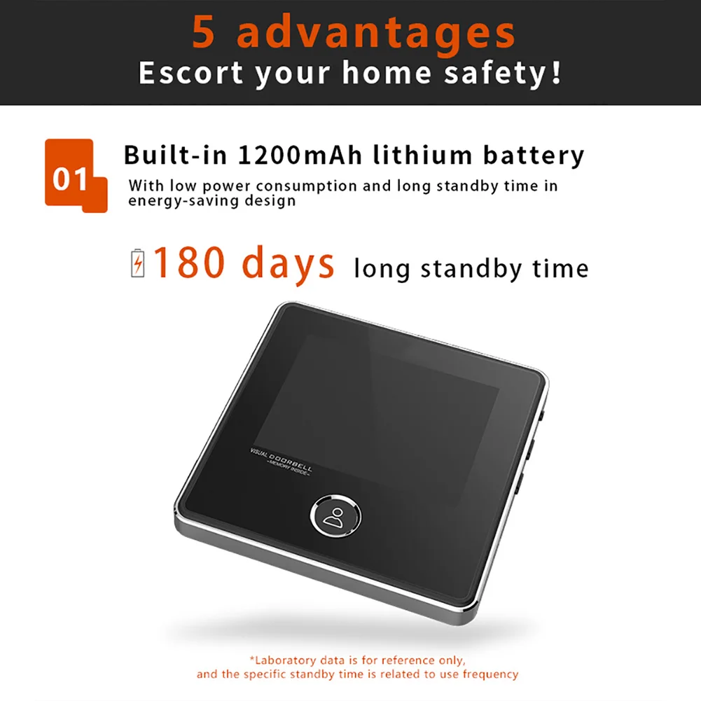 

Peephole Smart Door Viewers Night Vision Photograph Household Security Digital Wireless Doorbell Simple SN-DDS