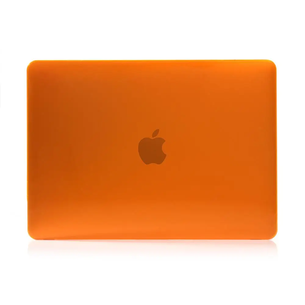 orange Кристальный Жесткий Чехол для ноутбука Macbook AIR retina 11 12 дюймов с сенсорной панелью для Macbook New Pro 13 15,4 оболочка A2159 A1932 ID - Цвет: orange