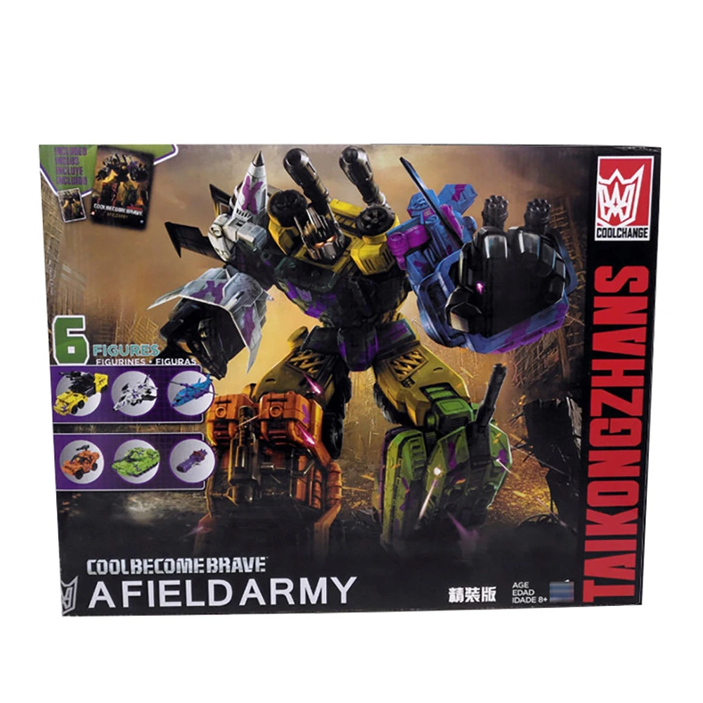 Фигурка-трансформер игрушка HZX G1 IDW Bruticus модель из фильма пять подходит для Defensor ABS