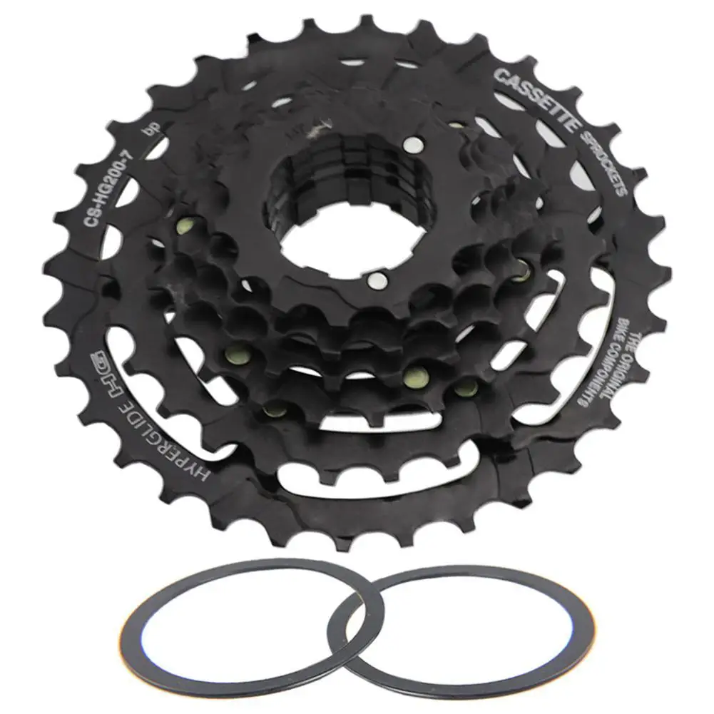 

CS-HG200-7 7/21 Speed 12-32T MTB Bike Cassettes Flywheel Freewheel with Gasket Flywheel Freewheel