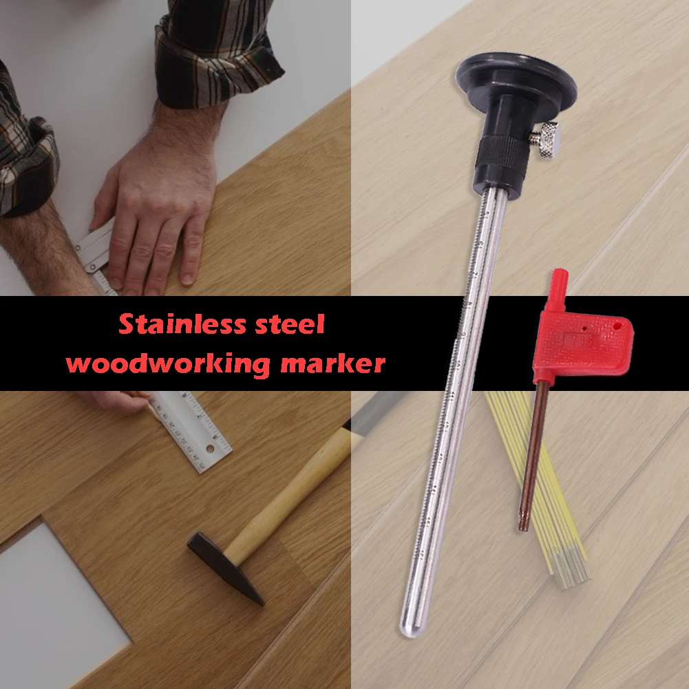 

160mm Rotary Wheel Marking Gauge Scribers Parallel Line Drawing Woodworking Tool Protect and Facilitate Vertical Storage