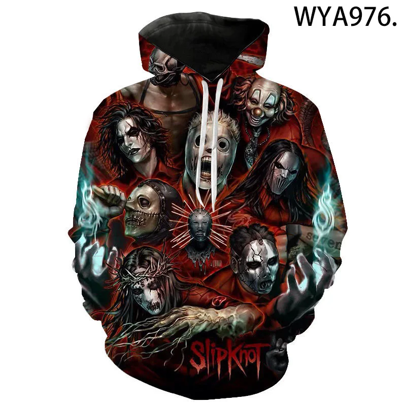 Новинка модные толстовки Slipknot крутой свитшот для мужчин женщин и детей пуловер с
