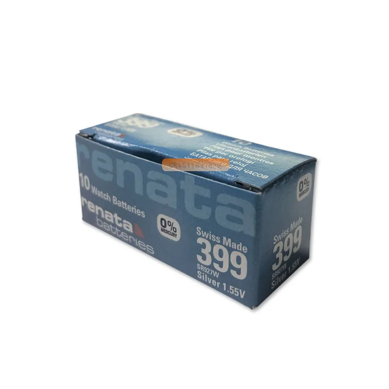20 шт./лот Renata швейцарская батарея 399 SR927W 1 55 в для часов Серебряная RENATA часы батареи
