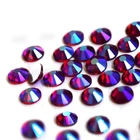 Стразы для маникюра Dark Siam AB, все размеры, искусственные ногти, кристаллы для блесток, блестки, блестки, камни для горячей фиксации