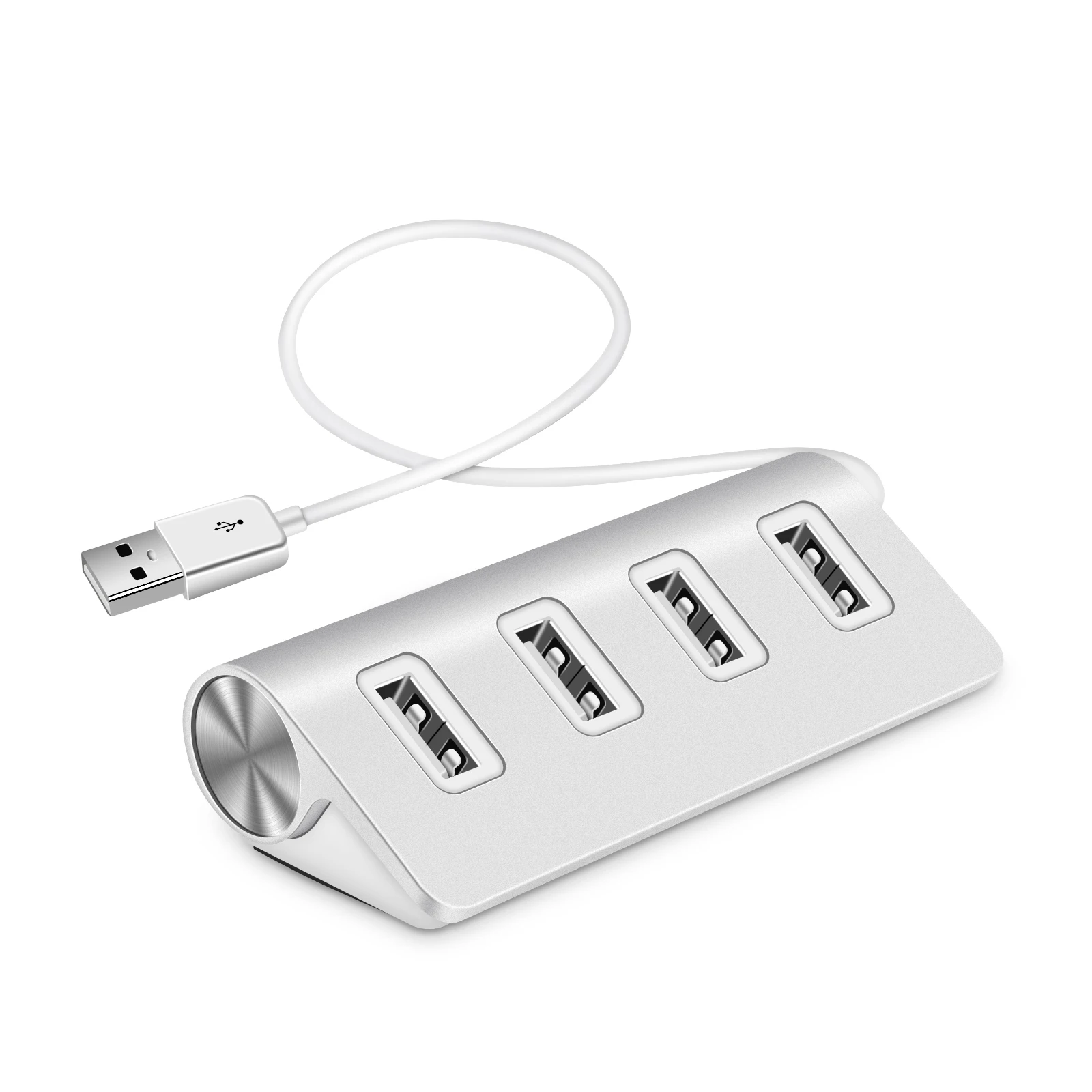 2020 Новый Powstro высокое качество Порты и разъёмы в состоянии Алюминий 4 порта USB 2 0