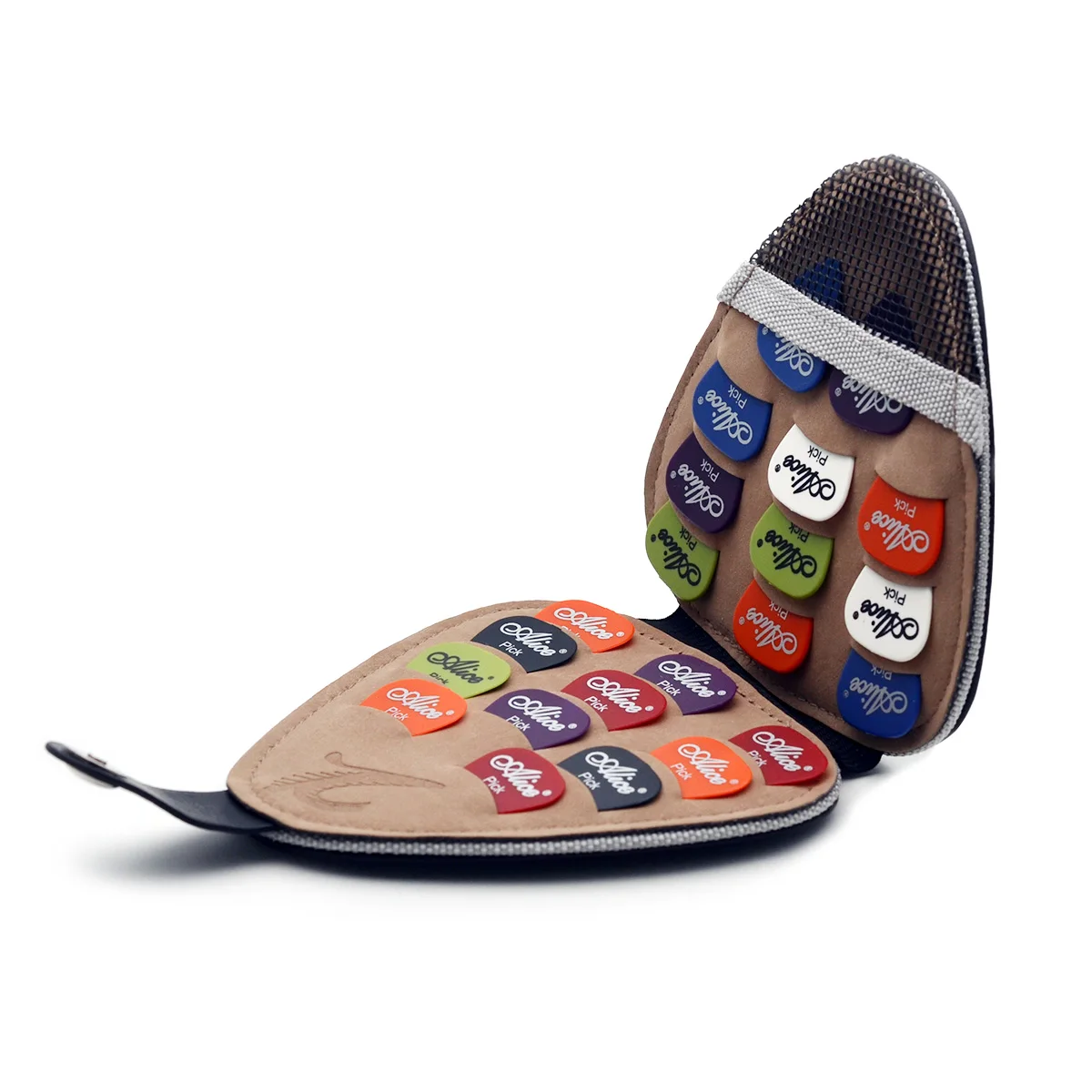 

Acoustic Electric Guitar Pick Holder Case Large Capacity Guitar Pick Bag Guitar Accessories
