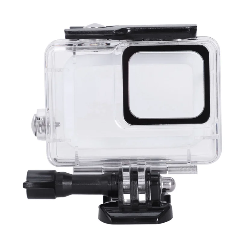 

Водонепроницаемый корпус для Gopro Hero7, белый и серебристый, защитный чехол для подводной съемки до 45 м с кронштейном и аксессуарами