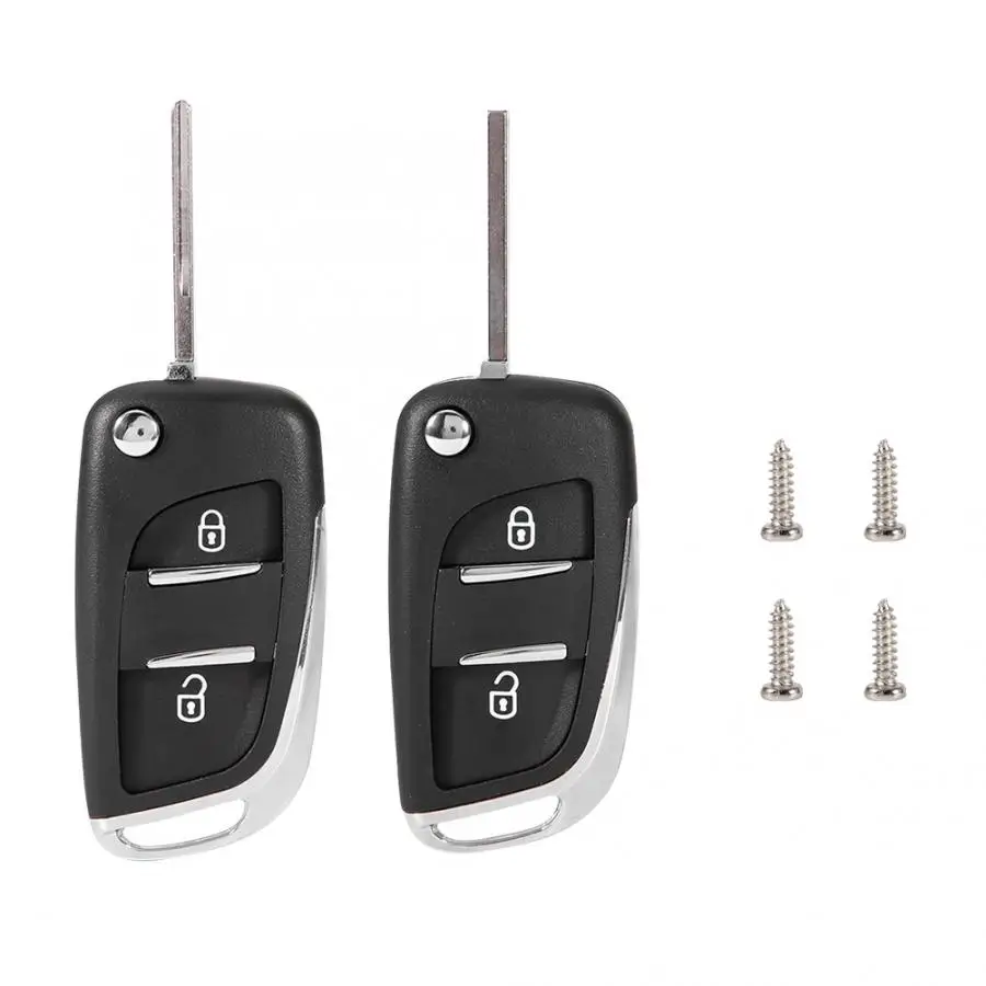 2 х кнопочный пульт дистанционного ключа чехол Крышка чехла CE0536 подходит для Citroen