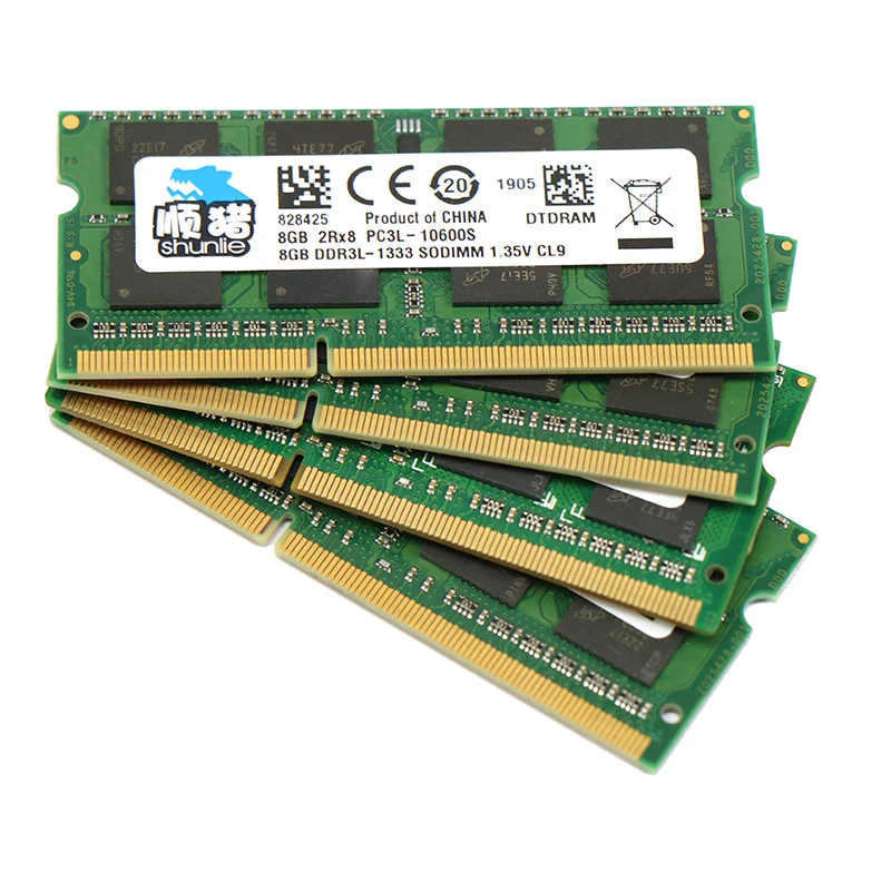 DDR3 4 ГБ 8 1066 МГц 1333 1600 ноутбук SO DIMM 1 5 в 35 Ram Микрон чип памяти|Оперативная память| |