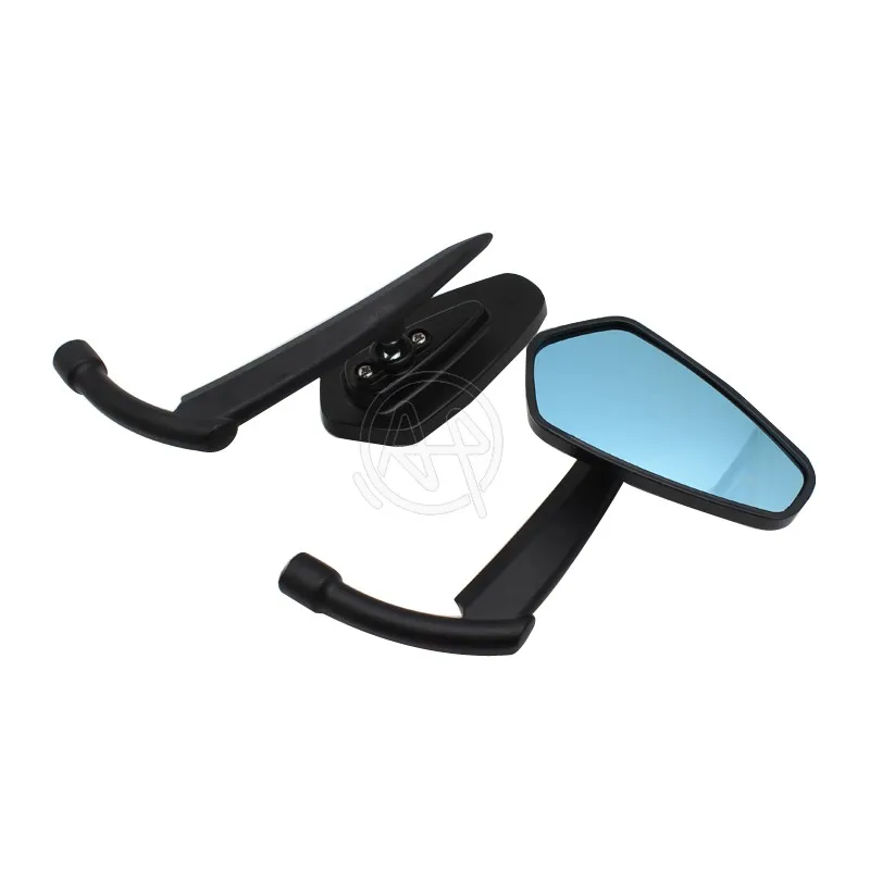 Зеркала заднего вида для мотоцикла боковое зеркало на руль черное 8 мм 10