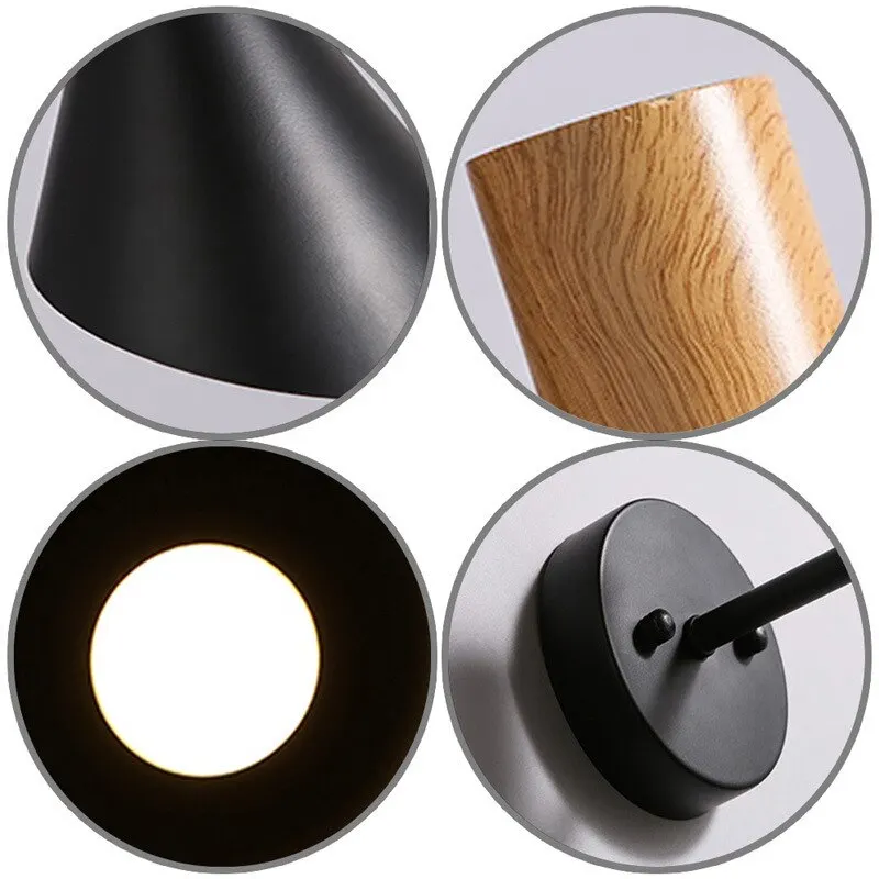

Nordic Modern LED Wall Lamp Mounted Living Bedroom Bedside Vanity Lighting Fixture Luminaire Wall Sconce Home Indoor Decor Light