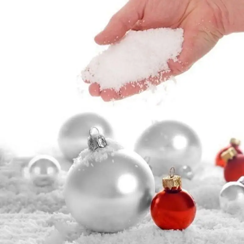 1PC Artificial Snowflakes Fake Magic Snow Frozen Party For Home Wedding Christmas Decorations Festival Supplies | Дом и сад