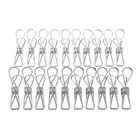 60 шт., прищепки для одежды из нержавеющей стали