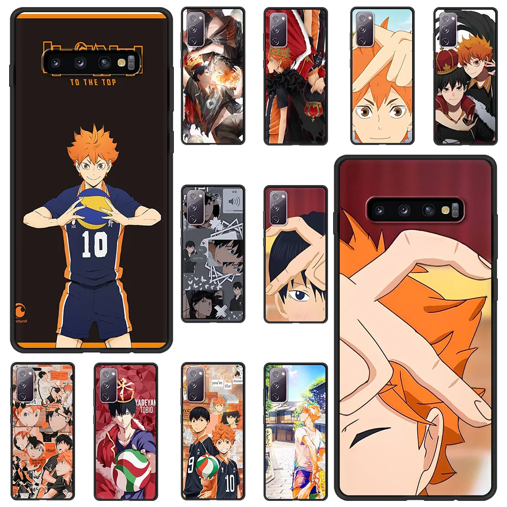 

Haikyuu Hinata Anime Phone Case For Samsung S20 FE Note 20 10 Ulrta S21 Cover Soft For Samsung S10 S10E S10 S9 Plus Fundas Shell