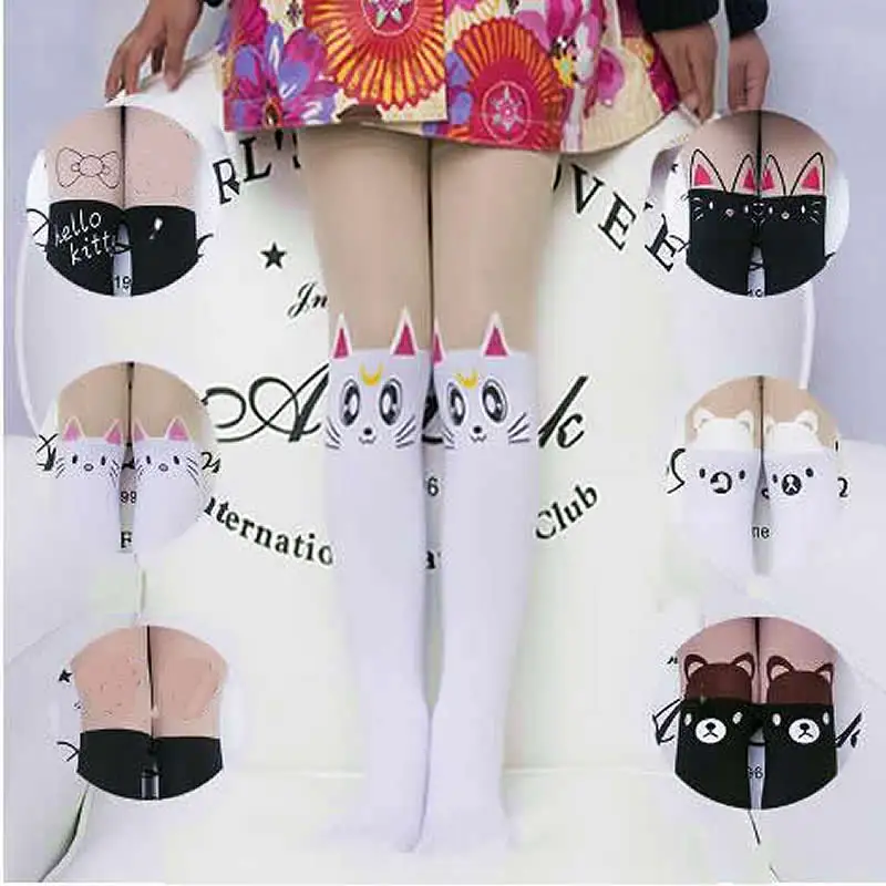 Детские колготки принцессы для девочек милые малышей детские с имитацией