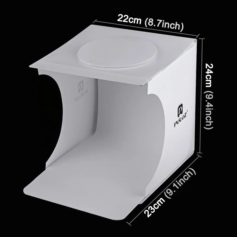 Одиночный двойной светодиодный складной Мобильная Студия софтбокс лайтбокс