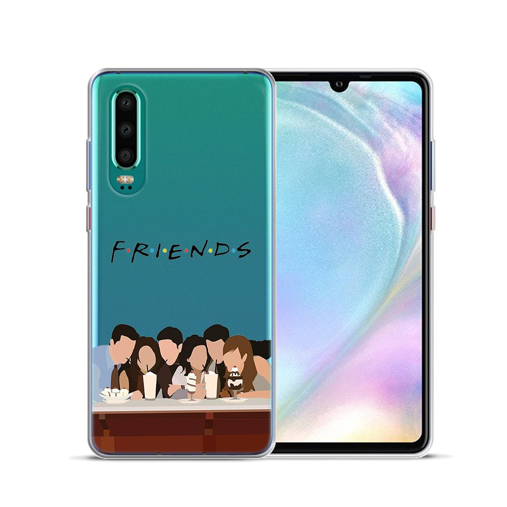 Мягкий чехол из ТПУ для Huawei P30 Lite Pro P10 P20 P40 E P8 2017 Y9