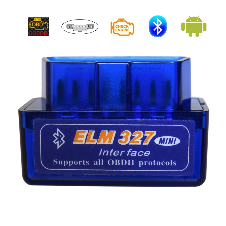 ELM 327 OBD2 сканер Elm327 Bluetooth OBDII считыватель шнуров диагностический для автомобилей