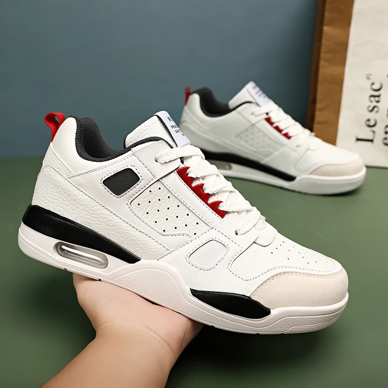 

New White High Top Basketball Shoes Women Mens Basketball Sneakers Unisex Causal Breathable Comfortable Sports Trainers Size 47