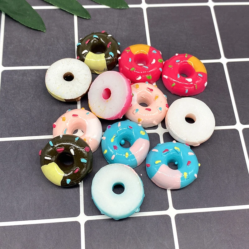 

1:12 Doll House Cute Mini Candy Donuts Doll House Accessories Miniature Home Craft Decoration Children's Kitchen Toys