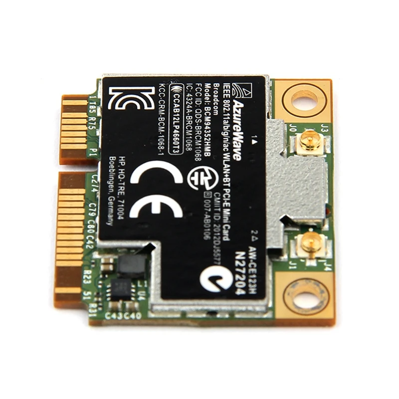 Двухдиапазонный Bcm94352Hmb Bcm94352 802 11/Ac 867 Мбит/с Wifi Bluetooth 4 0 Mini Pci E беспроводная карта Aw