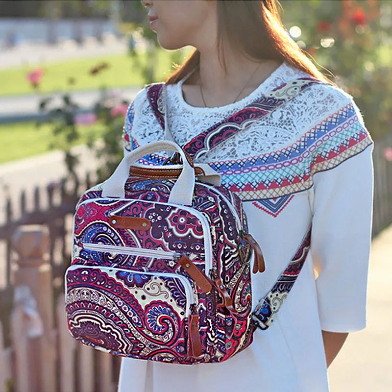 Вместительные прочные сумки длинный вместительный холщовый рюкзак с множеством