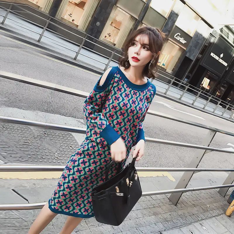 

2021 Spring and Autumn New Women's Fashion Sweater Skirt Vest Two Piece Temperament Knitting Celebrity Small Fragrance Suit