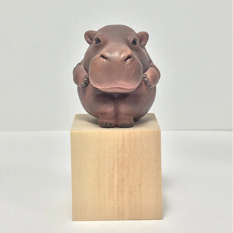 Wong Work Unpainted Resin Cute Little Hippo Unassembled Garage Kits GK Model Kit Figure wf2018S | Action Figures