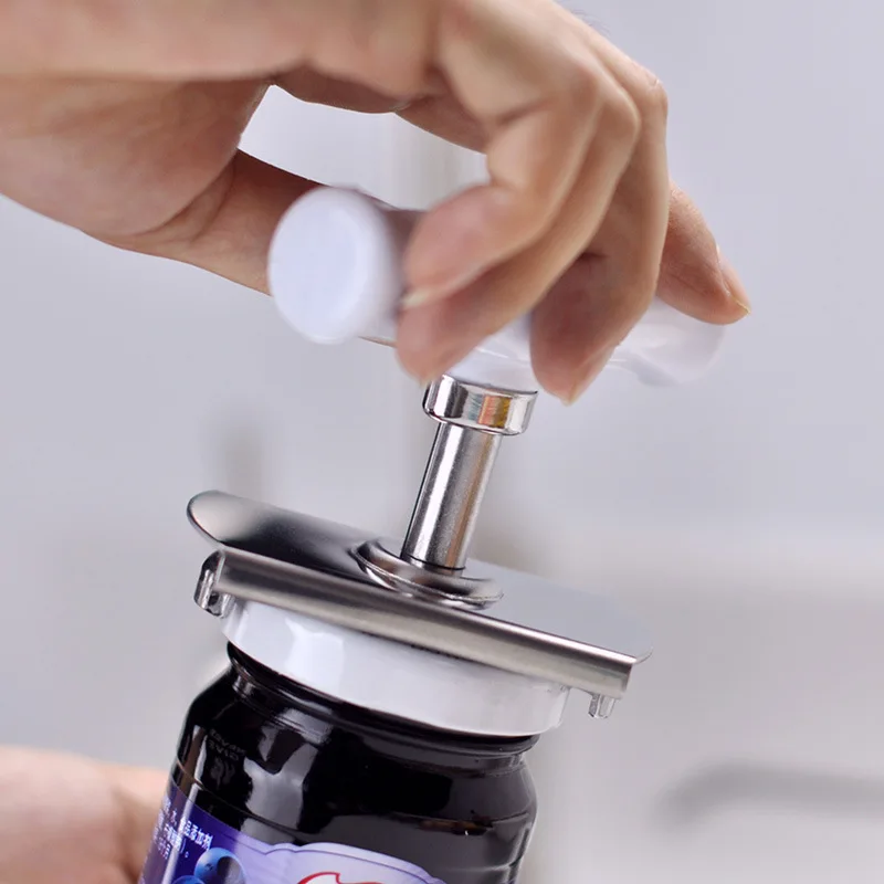Adjustable Jar Opener Stainless Steel Lids off Bottle Can Kitchen Tools for 1-4 inches | Дом и сад