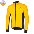 Зимняя куртка, костюм для мужчин, велосипедная Джерси, Флисовая теплая куртка с длинным рукавом, уличная ветрозащитная одежда для горных велосипедов, одежда для велоспорта