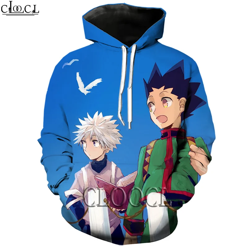 Толстовка унисекс с капюшоном и 3D-принтом Hunter X | Мужская одежда