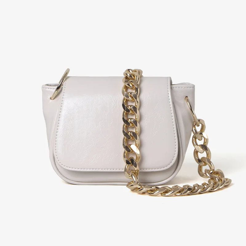 

Designer Shoulder Bag New Fashion Women Leather Solid Color Chain Open Shoulder Messenger Bags Female Casual Handbag Daily Totes