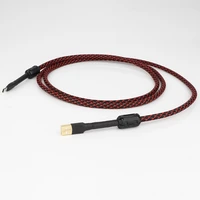 new usb a to type c usb cable with dual magnetic rings gold plated plug amplifier dac cable usb a to type c usb data line