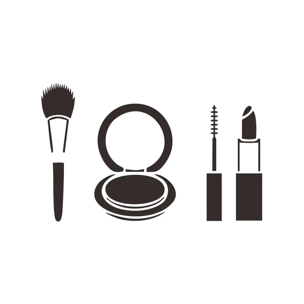 Креативные настенные Стикеры виниловые наклейки на туалетный столик Съемные