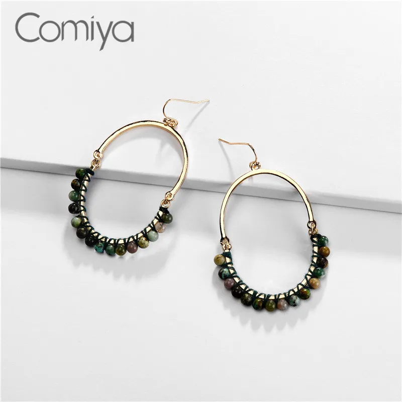 Женские винтажные серьги-подвески Comiya серьги в индийском стиле золотого цвета из