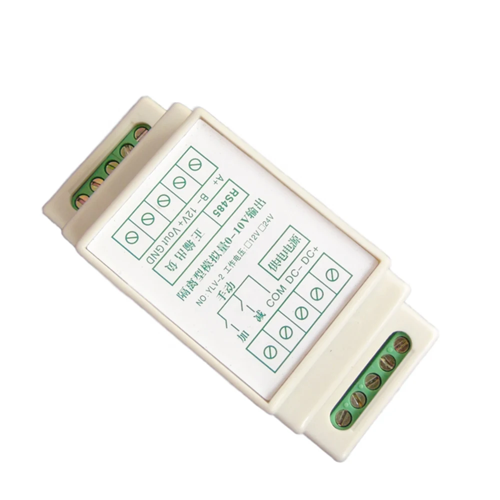Taidacent Frequency Signal Converter RS485 to 0~10V Analog Voltage Control Output Converter Modbus to Analog Converter фото