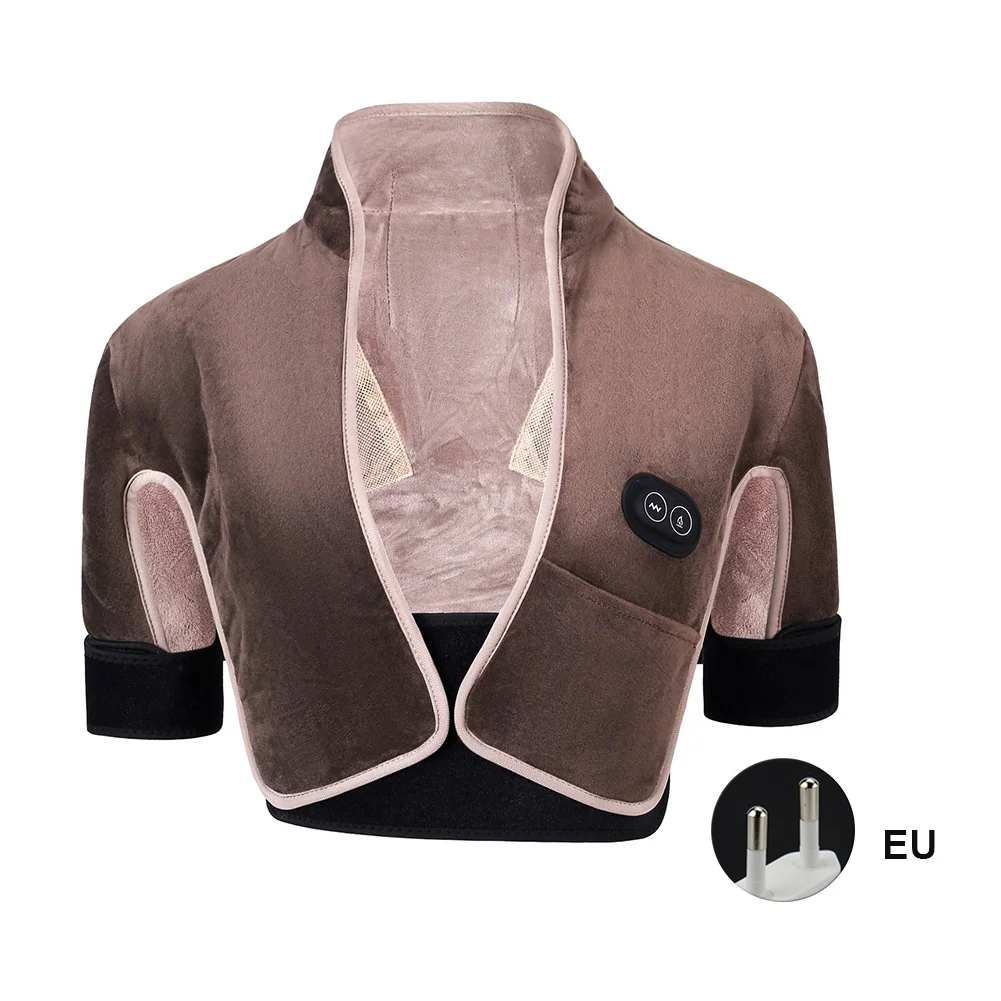 

Winter For Back Shoulder Pad Neck 5 Section Home Heating Shawl Fast Warm Vibration Temperature Control Office Electric Massage