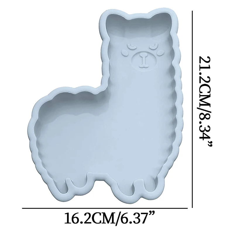 

Easter Bunny Molds Chocolate Molds 3D Cute Cartoon Rabbit Alpaca Dinosaur Making Tool Non-Stick Silicone Mould for Cake