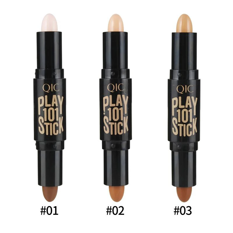 Двухсторонний корректор Контурный карандаш хайлайтер 3D консилер для макияжа